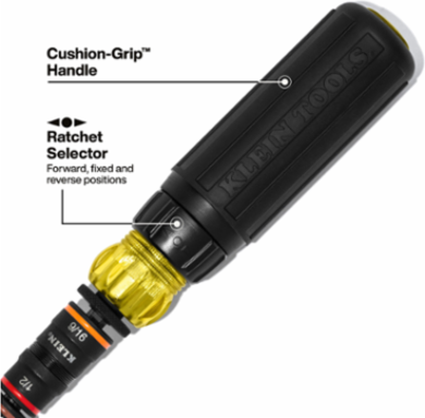 7-in-1 Impact Rated Flip Socket Set with Ratcheting Handle