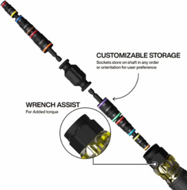 14-in-1 Impact Rated Flip Socket Set
