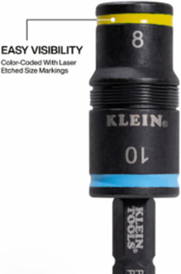 2-in-1 Impact Rated Flip Socket Set, Metric