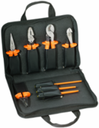 1000V Insulated Tool Kit - 8-Piece, Includes Pliers, Wire Stripper, 4.25 Inch Height