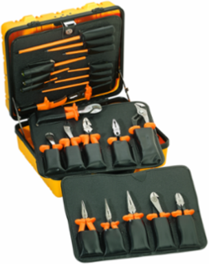 22-Piece 1000V Insulated Tool Kit with High-Dielectric Plastic Handles