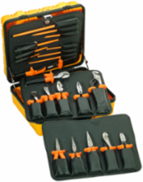 22-Piece 1000V Insulated Tool Kit with High-Dielectric Plastic Handles
