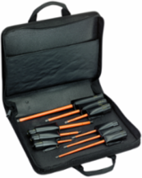 9-Piece 1000V Insulated Screwdriver Set with High-Dielectric Plastic Handles