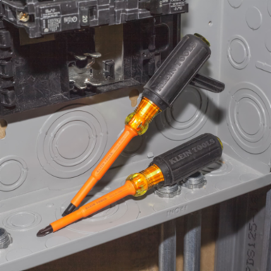 2-Piece 1000V Insulated Screwdriver Set, High-Dielectric Plastic Handles
