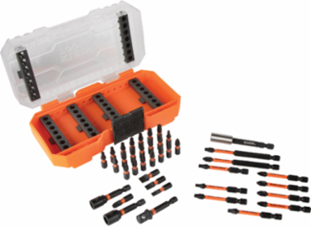 ProFlex Impact Driver Bit Set, 40-Piece with S2 Tool Steel, 3-Inch Bit Holder