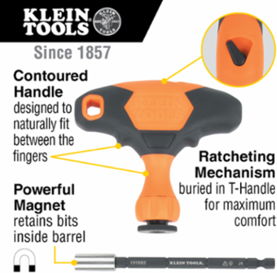 ProFlex Impact-Rated Interchangeable Ratcheting T-Handle Set, 23-Piece