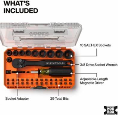 ProFlex Impact Driver Bit and Socket Set, SAE, 43-Piece
