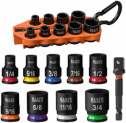 Grab-And-Go Impact Socket Set, SAE, 10-Piece