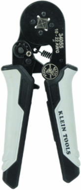 Ratcheting Ferrule Square Crimper, 10 to 22 AWG Wire