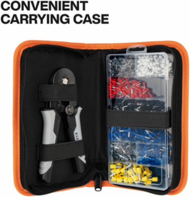 Ratcheting Ferrule Square Crimper Set