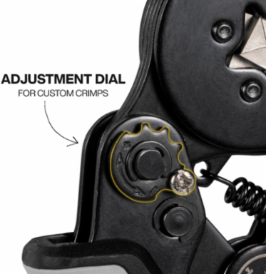 Ratcheting Ferrule Square Crimper Set