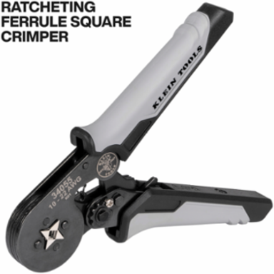 Ratcheting Ferrule Square Crimper Set