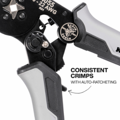 Ratcheting Ferrule Square Crimper Set