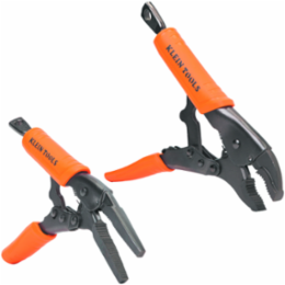 Locking Pliers Set, Curved Jaw 10-Inch, Long Nose 6-Inch, 2-Piece