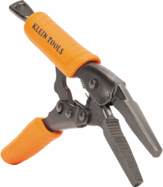 Locking Pliers Set, C-Clamp, Long Nose, Curved Jaw, 3-Piece