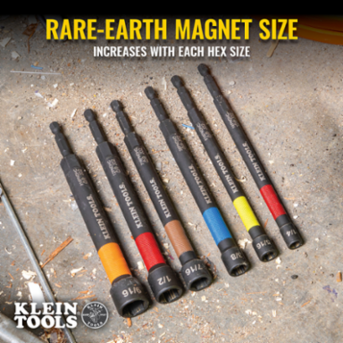 3/8-Inch Magnetic Color-Coded Power Nut Setter