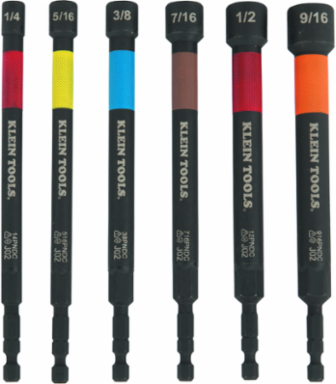 3/8-Inch Magnetic Color-Coded Power Nut Setter