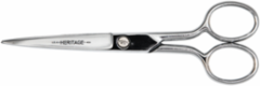 Sharp Point Scissors, 6-1/8 Inch Overall Length, Carbon Steel, Chrome Plated