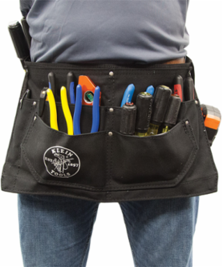 Electricians Tool Apron XL/2XL, Heavy Duty Canvas, 6 Pockets, 15 Inch Height
