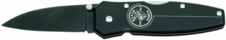 Black Lightweight Lockback Knife 2-1/4 Inch Drop Point Blade, AUS 8 Stainless Steel