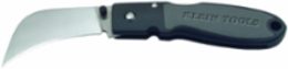 Lockback Knife 2-5/8 Inch Hawkbill Blade, Black Handle, Compact Design