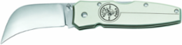 Lightweight Lockback Knife 2-5/8 Inch Hawkbill Blade, Anodized Aluminum Handle, 1.3 Ounce