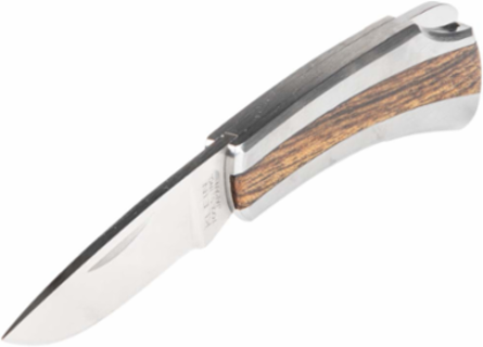 Compact Stainless Steel Pocket Knife 1-5/8 Inch Blade, Rosewood Handle