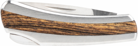 Compact Stainless Steel Pocket Knife 1-5/8 Inch Blade, Rosewood Handle
