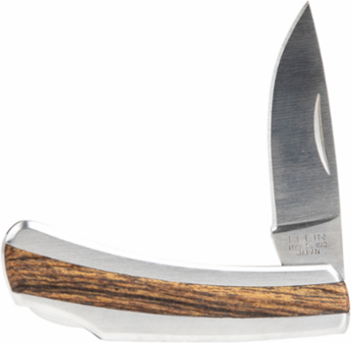 Compact Stainless Steel Pocket Knife 1-5/8 Inch Blade, Rosewood Handle