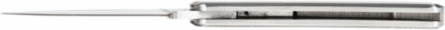 Stainless Steel Pocket Knife 2-1/4 Inch Drop Point Blade, Lockback, Lightweight