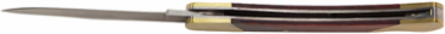 Sportsman Knife 2-5/8 Inch Stainless Steel Blade, Ebony Wood Handle, Lockback