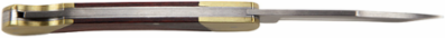 Sportsman Knife 2-5/8 Inch Stainless Steel Blade, Ebony Wood Handle, Lockback