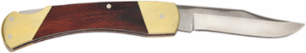 Sportsman Knife 2-5/8 Inch Stainless Steel Blade, Ebony Wood Handle, Lockback