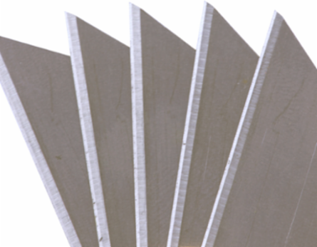 Utility Knife Blades 2-7/16 Inch, Reversible, Heavy-Duty, 5 Pack
