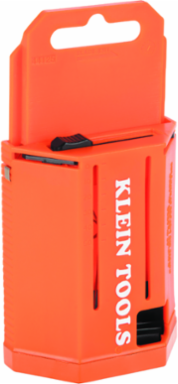 Utility Blade Dispenser with 50 Steel Blades, 2.4 Inch Length