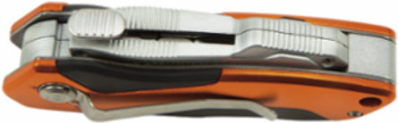 Auto-Loading Folding Utility Knife, 7.125 Inch Length, 440A Stainless Steel Blades