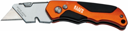 Folding Utility Knife 6.25 Inch Length, Aluminum Handle, Triple Ground Blades