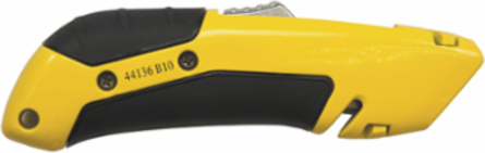 Self-Retracting Utility Knife 5.75 Inch, Yellow Handle, 0.44 lbs Weight