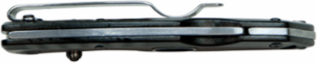 Compact Pocket Knife 2.875 Inch 440A Stainless Steel Blade, Black Aluminum Handle