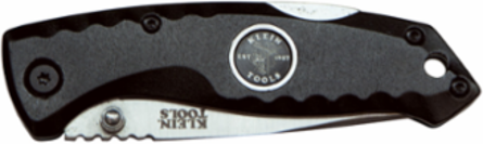 Compact Pocket Knife 2.875 Inch 440A Stainless Steel Blade, Black Aluminum Handle