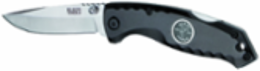 Compact Pocket Knife 2.875 Inch 440A Stainless Steel Blade, Black Aluminum Handle