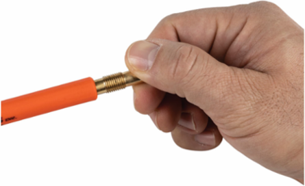 Pocket-Sized Knife Sharpener, 9.5 Inch Overall Length, High-Visibility Orange