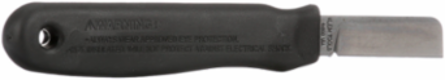 Cable Splicer's Knife 6-1/4 Inch, 1095 Steel Blade, Textured Handle