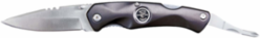 Electrician's Multi-Tool Knife with No. 2 Phillips, 3.375 Inch Blade Length, Aluminum Handle