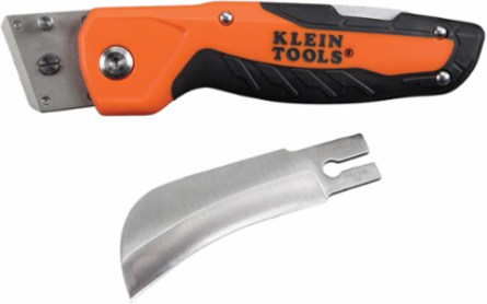 Cable Skinning Utility Knife 4.75 Inch Handle, 2.5 Inch Hawkbill Blade