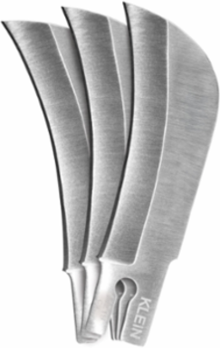 Replacement Hawkbill Blades 3-Pack, 2.5 Inch, Induction-Hardened 440A Stainless Steel