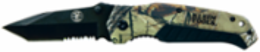 Pocket Knife with REALTREE XTRA Camo Handle and 3-1/2 Inch Tanto Blade