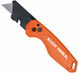 Folding Utility Knife, 6.9 Inch Length, Steel Blade, 1 Inch Blade