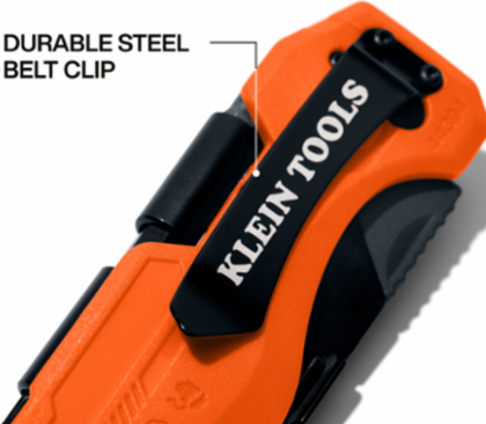 Folding Utility Knife with Driver, 1" Blade, 6.8" Length, Ergonomic Design
