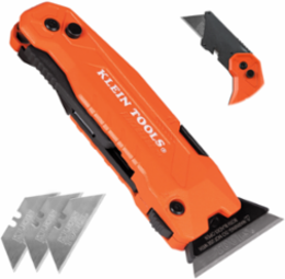 FLICKBLADE™ 2-in-1 Utility Knife/Scraper with Blade Storage